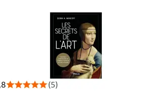 L'image de l'homme : la couverture du livre "Les Secrets de l'Art" de Debra N. Mancoff, avec une reproduction de la Dame à l'hermine.