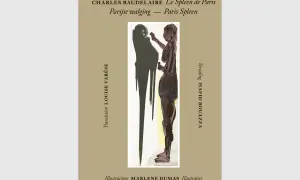 Couverture de "Le Spleen de Paris" de Baudelaire, avec une illustration de Marlene Dumas. L'image évoque une analyse du spleen baudelairien.