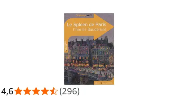 Couverture du "Spleen de Paris" de Baudelaire, illustrant une scène nocturne parisienne. Un résumé de l'œuvre.