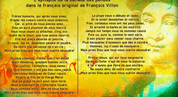 Analyse de la ballade des pendus de François Villon, un poème sur la mort et la supplication.