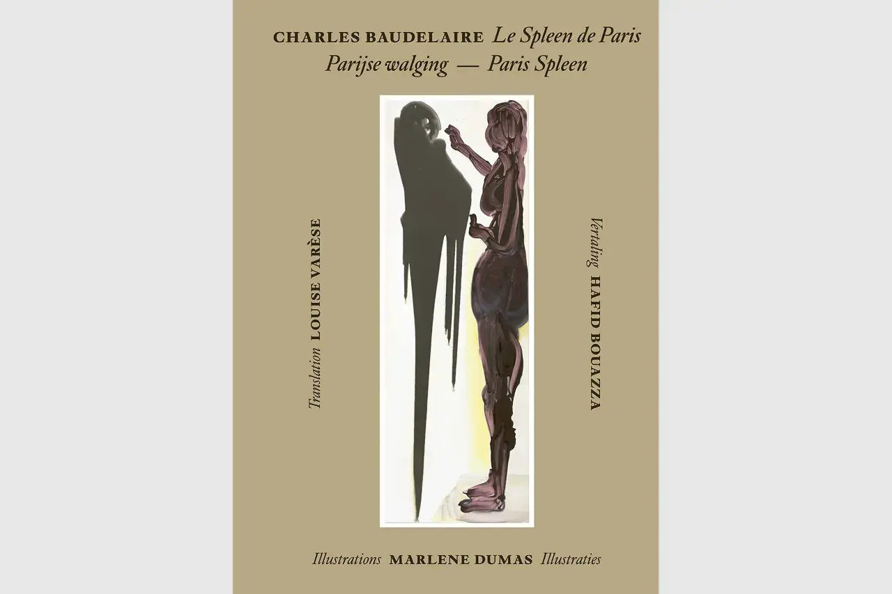 Couverture de "Le Spleen de Paris" de Baudelaire, avec une illustration de Marlene Dumas. L'image évoque une analyse du spleen baudelairien.